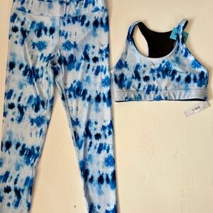 Terez NWT Women’s Sky's the Limit Tall Band SET - Activewear Fitness Yoga-XL -